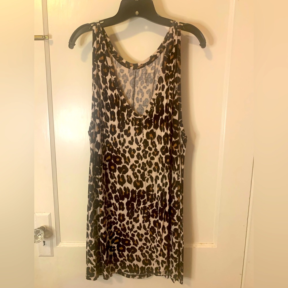 LEOPARD SWING TANK TOO FROM LANE BRYANT SIZE 26/28